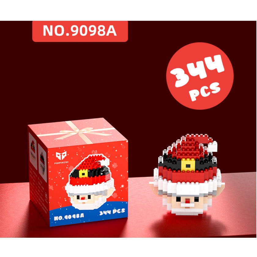 Bộ lắp ghé leogo cho bé hình ông già noel