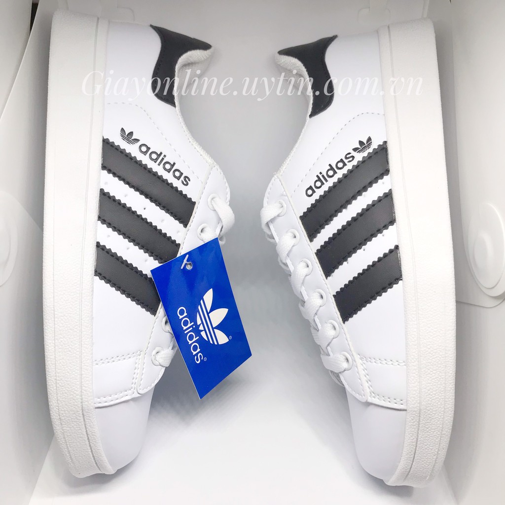 Giày thể thao adias trắng sọc nam nữ size 36-43 (siêu hot)