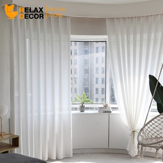 Rèm Voan Lụa Cao Cấp Siêu Đẹp  RelaxDecor Chất Liệu Dày Dặn Rất Mềm Mại Trang Trí Phòng Khách Phòng Ngủ