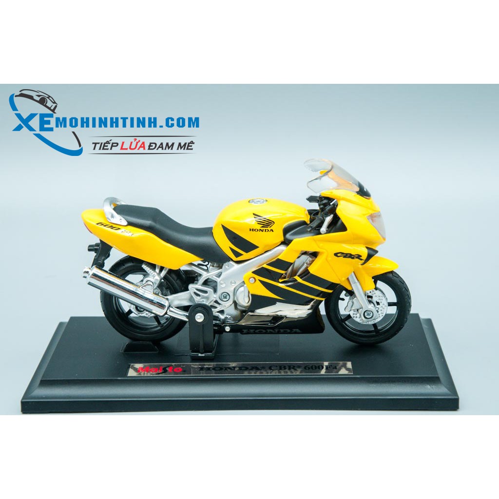 Xe Mô Hình Honda Cbr600 F4 1:18 Maisto (Vàng)