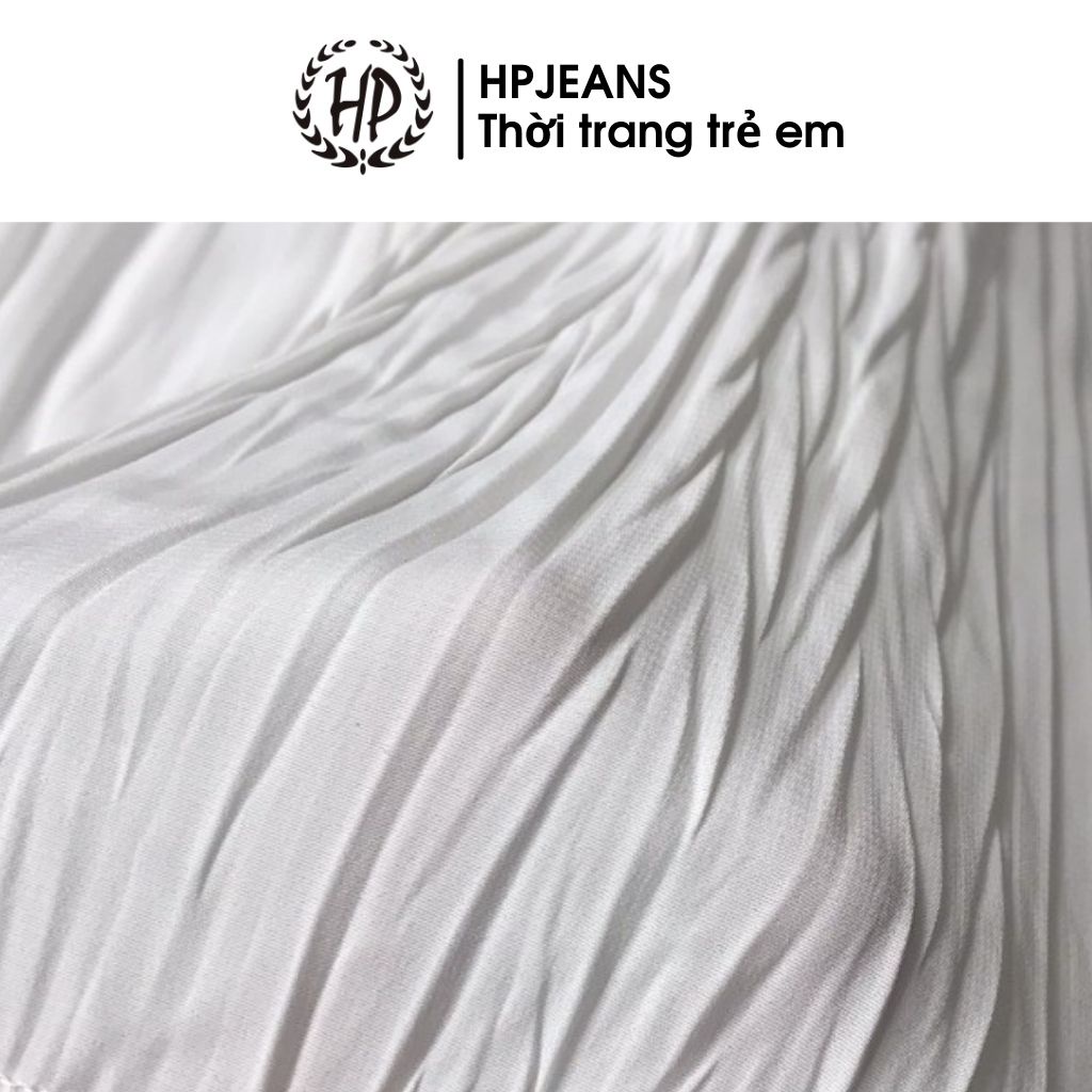 Quần Ống Suông HPJEANSTUYET Quần Suông Ống Rộng Bé Gái HPJeans Chất Vả Xếp Ly Cho Bé Từ 6 Đến 10 Tuổi [AT115]