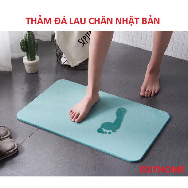 Thảm đá Nhật Bản khô chân thấm hút cực nhanh. kt 40x60cm