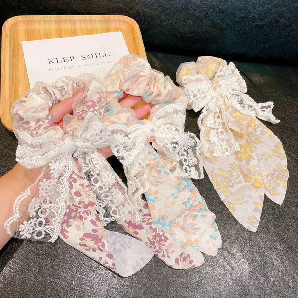 Dây Buộc Tóc Màu Sắc Xinh Xắn Phong Cách Hàn Quốc Cho Nữ