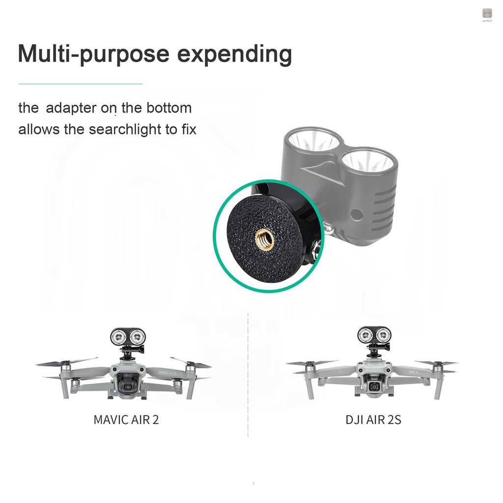 Đèn LED 4 Chế Độ Kèm Giá Đỡ Mở Rộng Thay Thế Cho Drone DJI Mavic Air 2 / Air 2S