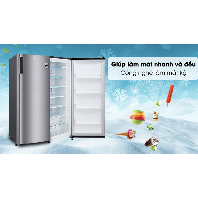 Tủ đông LG Inverter 165 Lít GN-F304PS