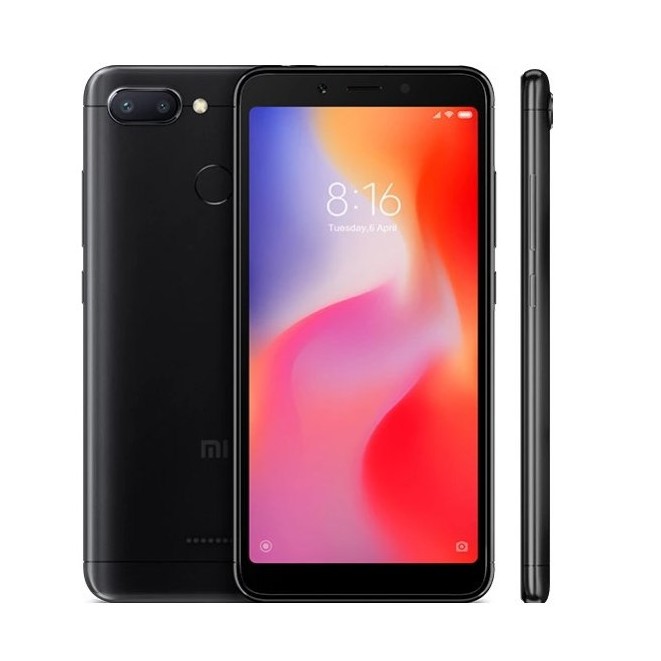 Điện Thoại Xiaomi Redmi 6 32GB Ram 3GB Màu đen mới 100%