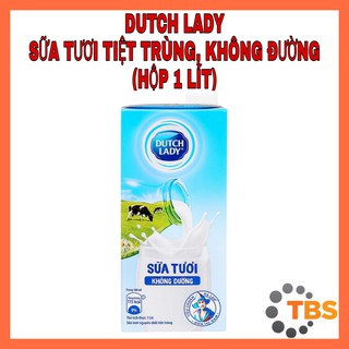 [DUTCH LADY - SỮA TƯƠI KHÔNG ĐƯỜNG, 1L] SỮA TƯƠI DUTCH LADY FRESH KHÔNG ĐƯỜNG, HỘP 1 LÍT
