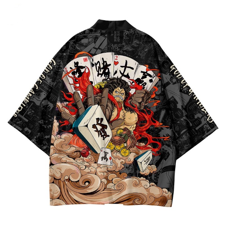 Áo khoác kimono haori POKER nhật bản