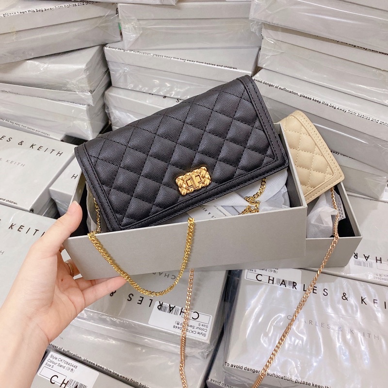 Clutch CK khoá xoay mẫu mới nhất fullbox