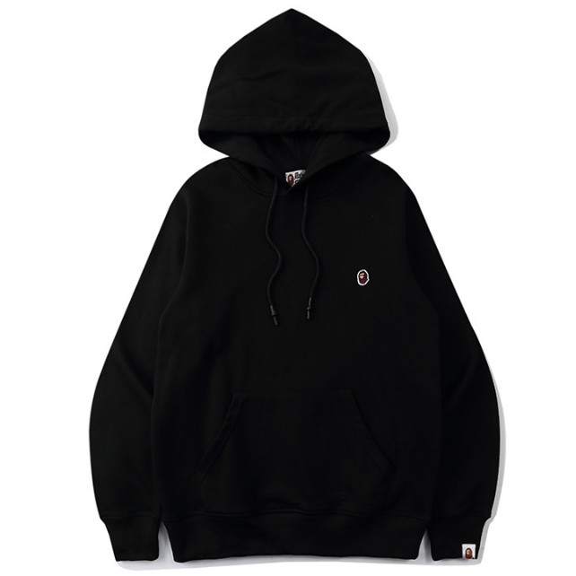 BAPE A BATHING APE Áo Hoodies Có Nón Dài Tay Họa Tiết Rằn Ri Thời Trang