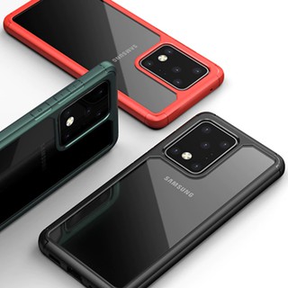 Ốp lưng Galaxy S20 Plus/ S20 Ultra lưng trong viền màu hiệu Likgus