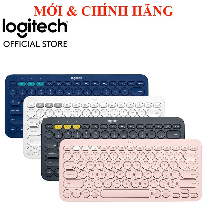 Bàn Phím Bluetooth đa thiết bị Nhỏ Gọn Mỏng & Đẹp Logitech K380 K380S