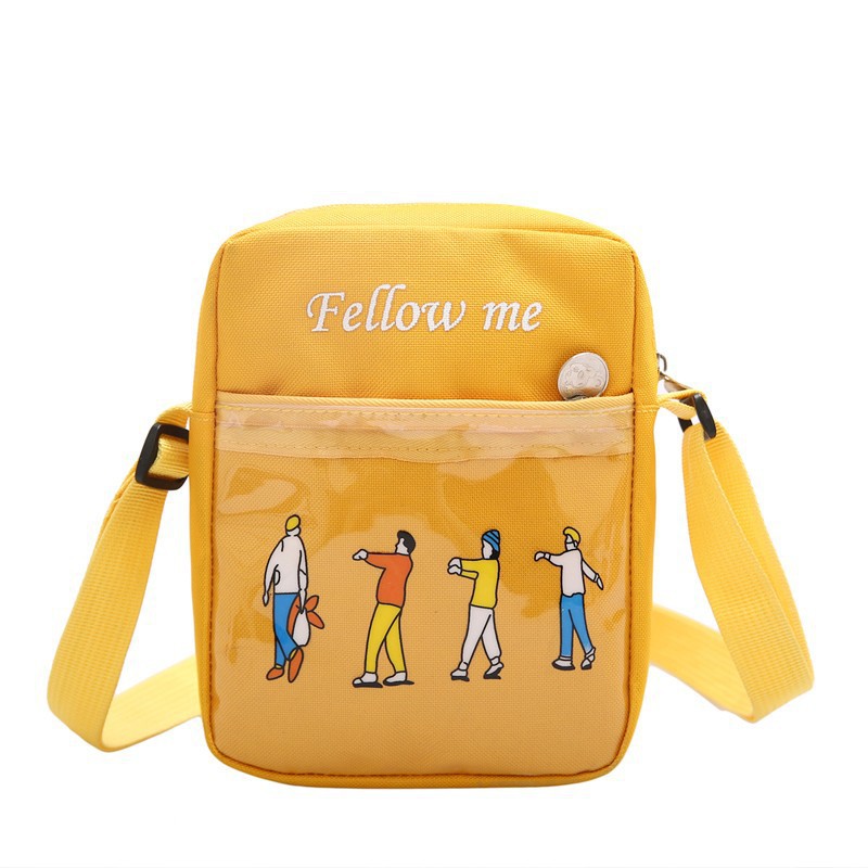 Túi Đeo Chéo Follow Me Vải Canvas Phong Cách Mới D790