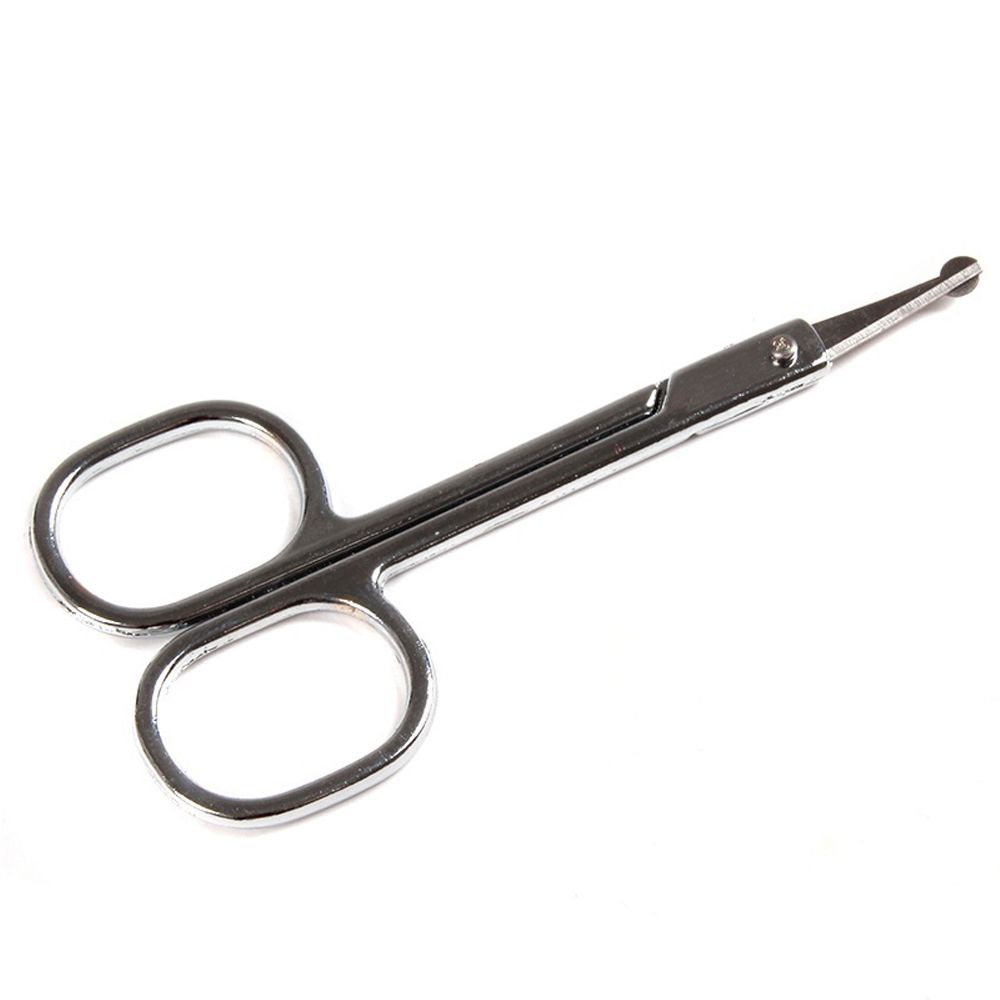 [Hàng mới về] Kéo tỉa lông mày lông mũi bằng thép không gỉ tiện lợi