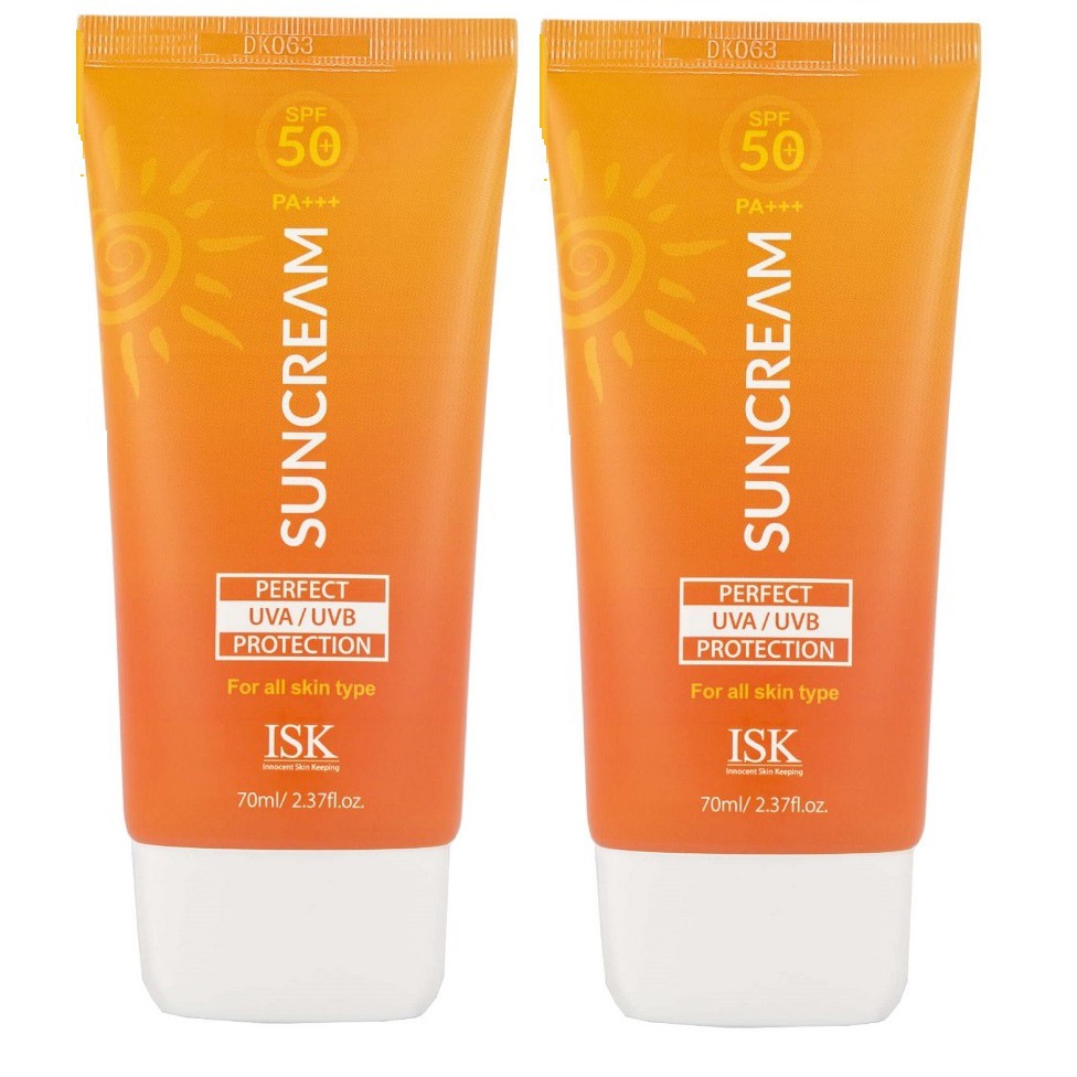 Kem Chống Nắng Mỏng Nhẹ Tự Nhiên BEAUSKIN ISK Perfect Protection Sun Cream SPF 50+/PA+++ Hàn quốc 70ml/ Hộp