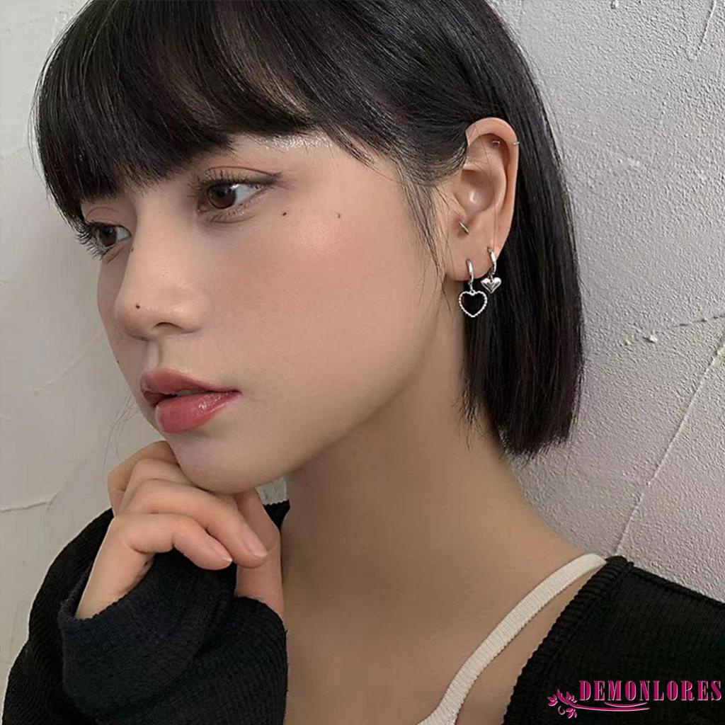 Đôi khuyên tai hình trái tim thời trang cho nữ