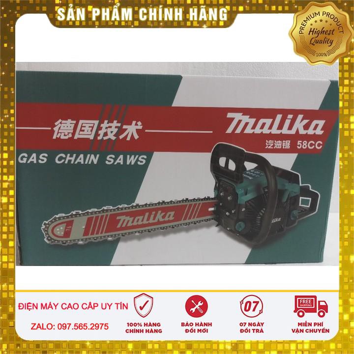 Máy cưa xích chạy xăng Malika Chính hãng