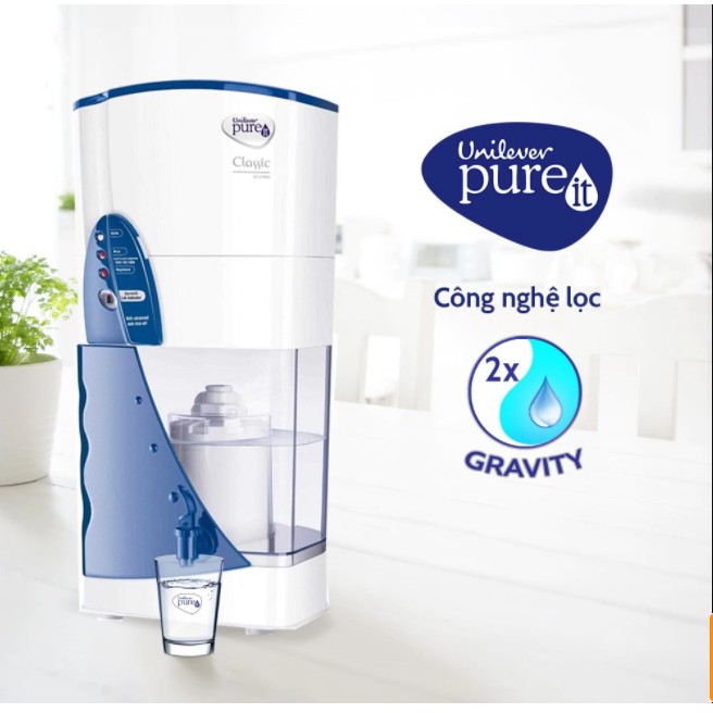 Máy lọc nước Unilever Pureit Classic - Không cần cắm điện