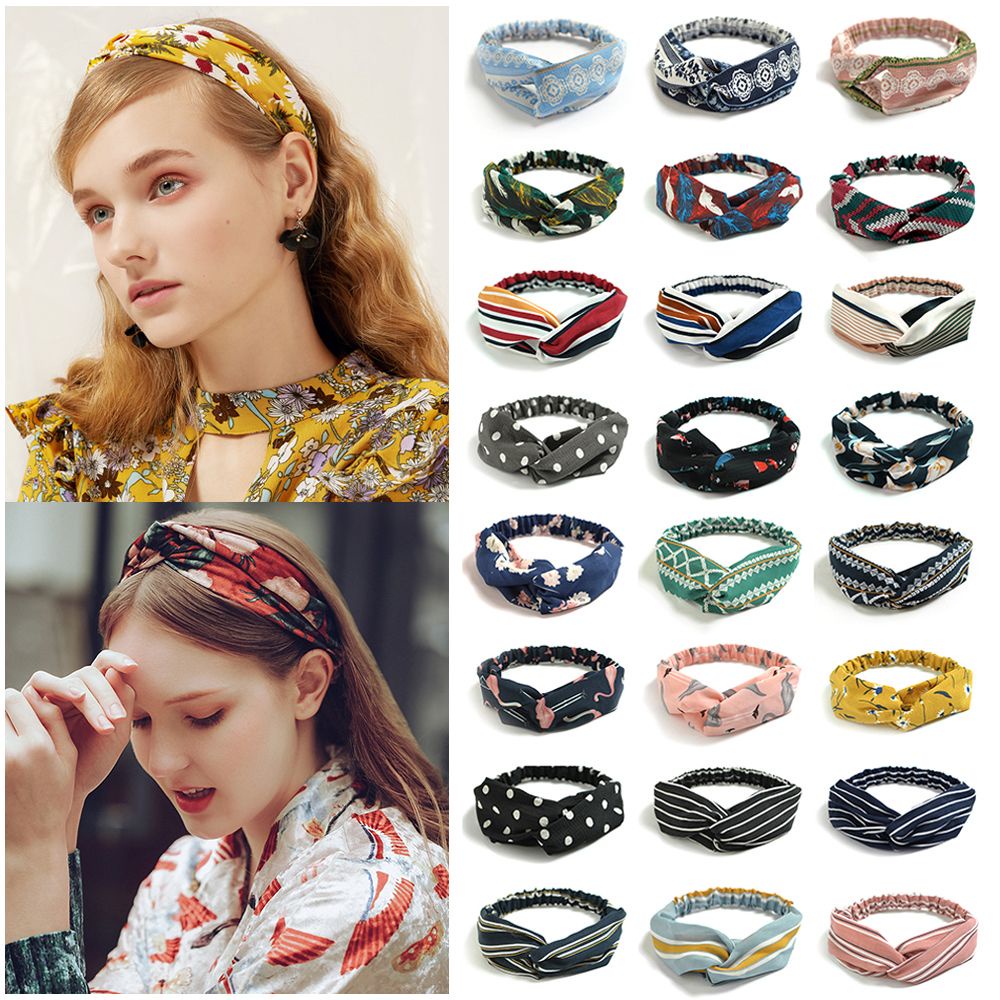 Băng đô thắt nút phong cách bohemian thời trang cho nữ