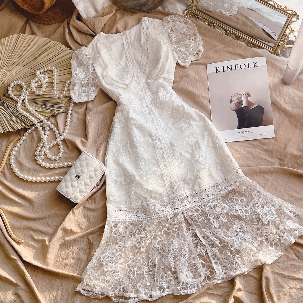 ĐẦM REN ĐUÔI CÁ THỦY TIÊN