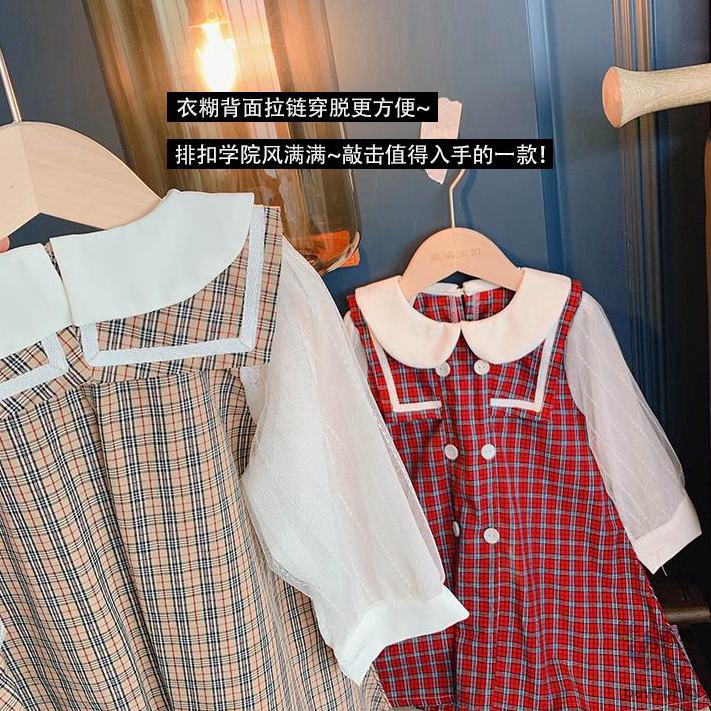 Đầm Công Chúa Tay Dài Phong Cách Hàn Quốc Cho Bé Gái