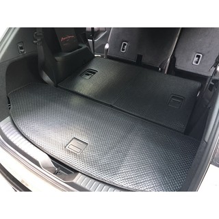 Bộ lót cốp và lưng hàng ghế chất liệu cao su tự nhiên cho xe Mazda CX8, CX-8 thương hiệu Kata