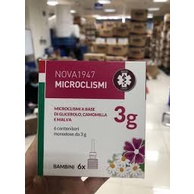 Thương hiệu Ý: NOVA ARGENTIA Ống thụt MICROCLISMI 3G hộp 6 ống dành cho bé