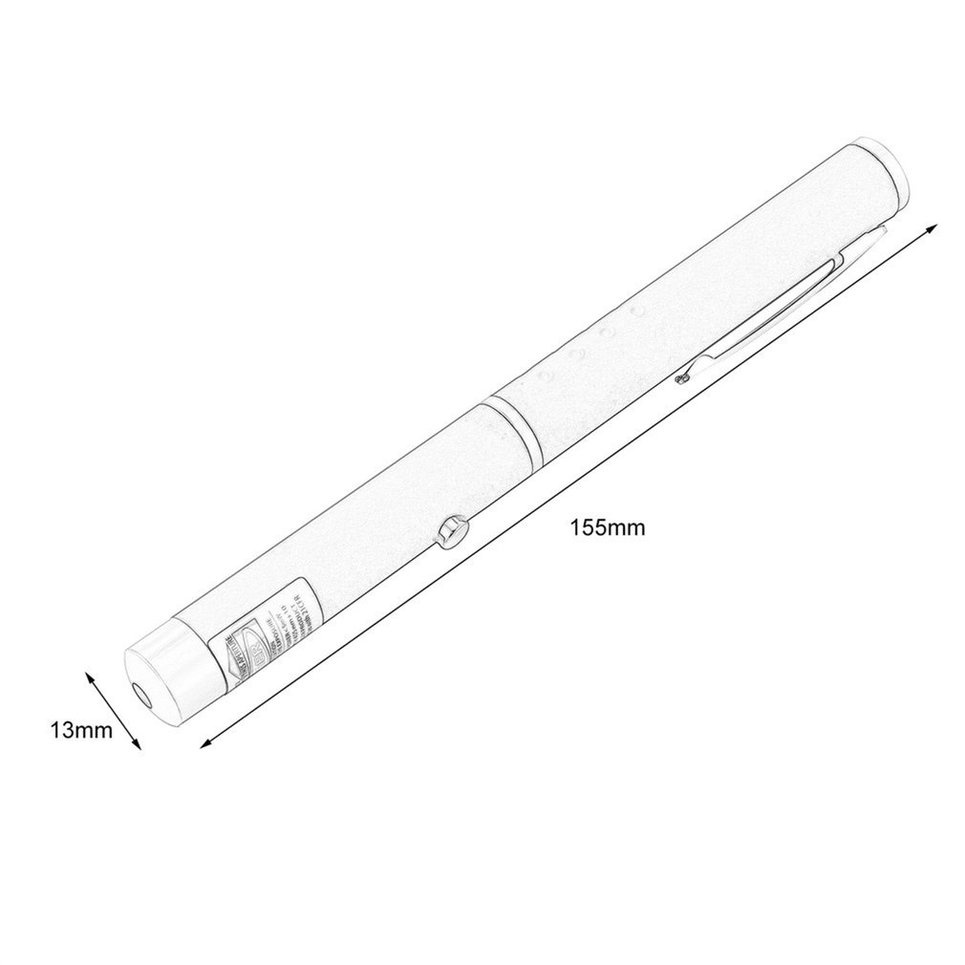 Powerful Blue/Violet Laser Pointer Pen Beam Light 5mw 405nm Professional Lazer