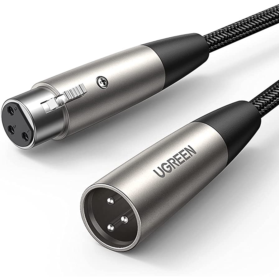 Cáp nối dài MIC XLR dây dù bện UGREEN AV185