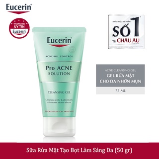 Eucerin Gel Rửa Mặt Cho Da Mụn Pro ACNE Cleansing 75ml