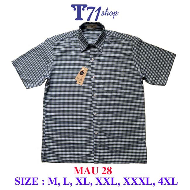 SƠ MI NAM-SƠ MI TAY NGẮN-CHẤT LIỆU KATE SILK-CỰC ĐẸP-T71SHOP | BigBuy360 - bigbuy360.vn