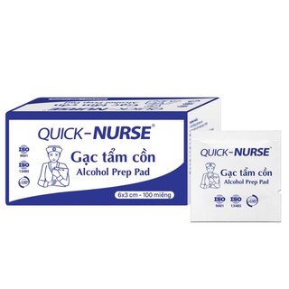 GẠC TẨM CỒN QUICK- NURSE 6X3CM

