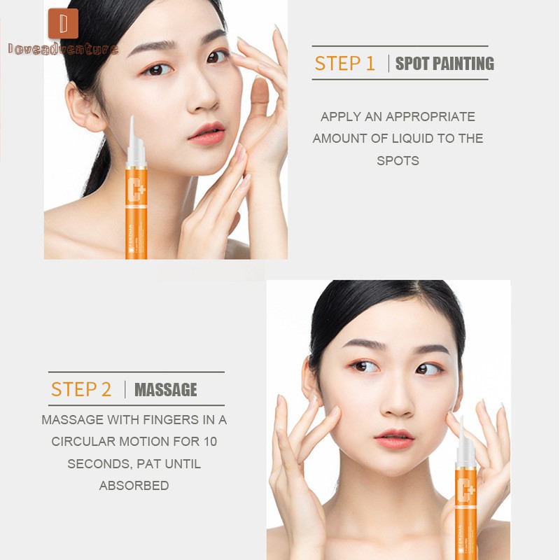 (Vitamin c 10%) Serum giúp làm mờ nám,tàn nhang,vết thâm mụn,sáng da đều màu.Serum Vitamin C, E ngừa mụn dưỡng trắng da