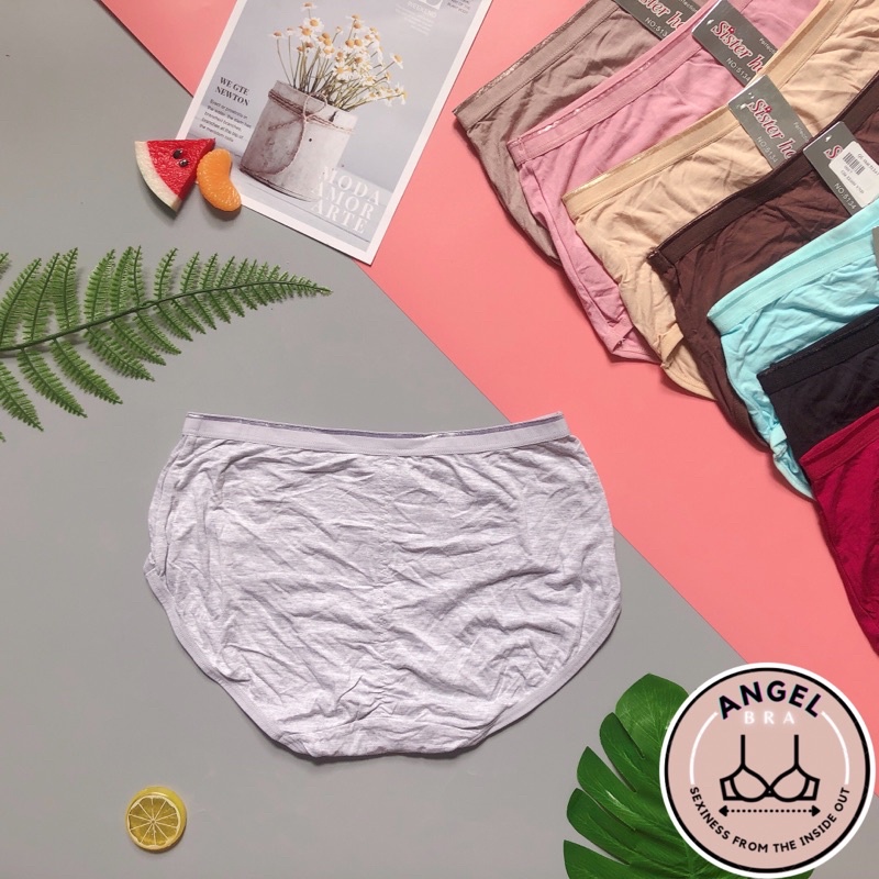 Quần lót nữ basic Sisterhood 5134, chip cotton Thái Lan nhập khẩu vải siêu nhẹ mềm mát