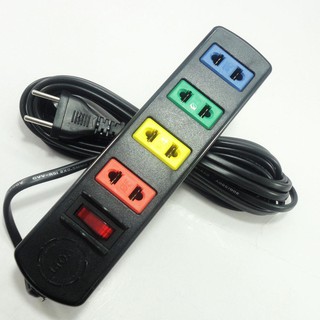 Ổ cắm Lioa 4 ổ dây 3 mét hoặc 5 mét 4TS3-2 4TS5-2