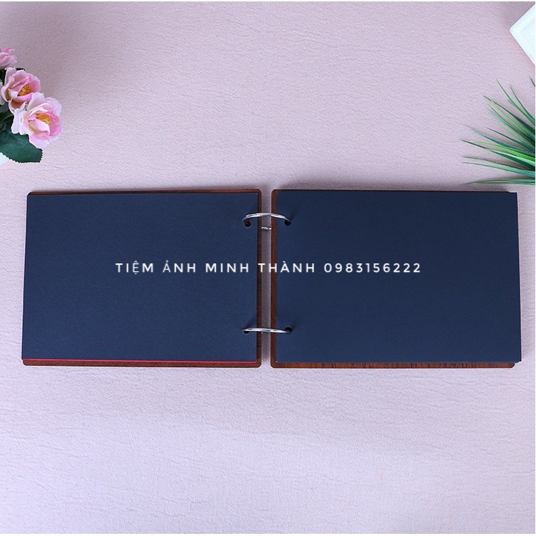 Album DIY tự dán ảnh (tặng miếng dán), album handmade