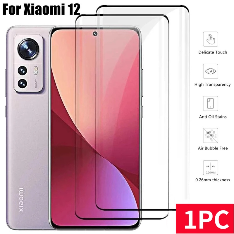 Kính Cường Lực Cong Bảo Vệ Toàn Màn Hình Cho Xiaomi 12Pro/12/12X