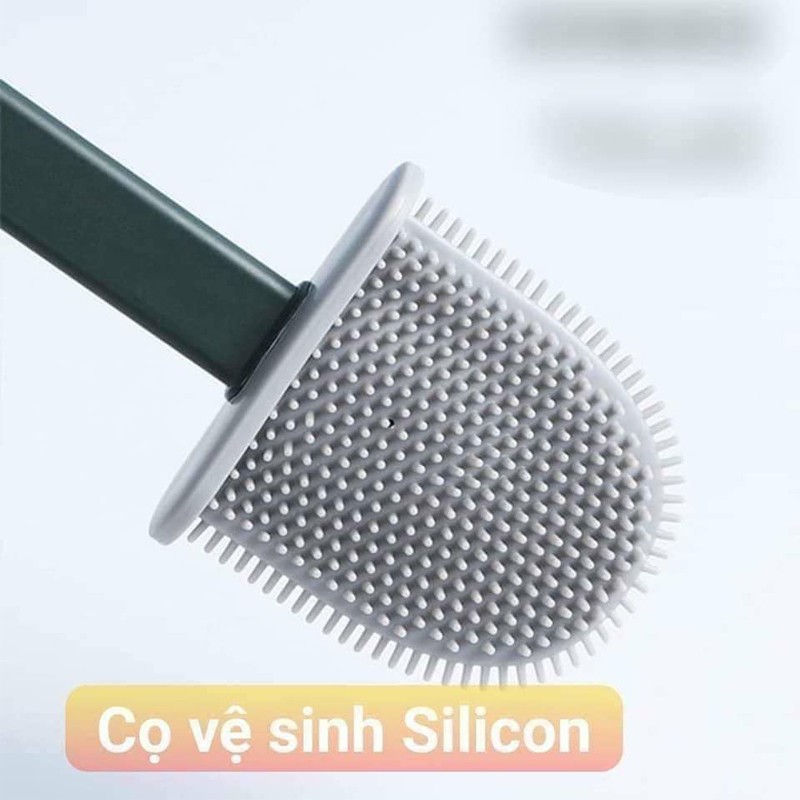 Cọ vệ sinh chất liệu silicon vệ sinh bồn cầu toa-lét phòng tắm siêu sạch GD295