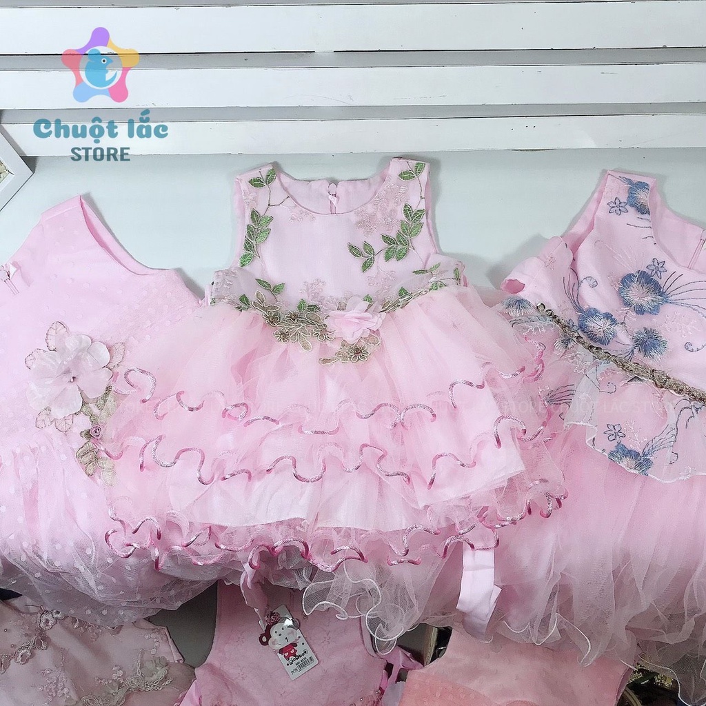 LIVESTREAM Xả Kho Váy Công Chúa Bé Gái  Chất Ren Cao Cấp 4kg Đến 20kg