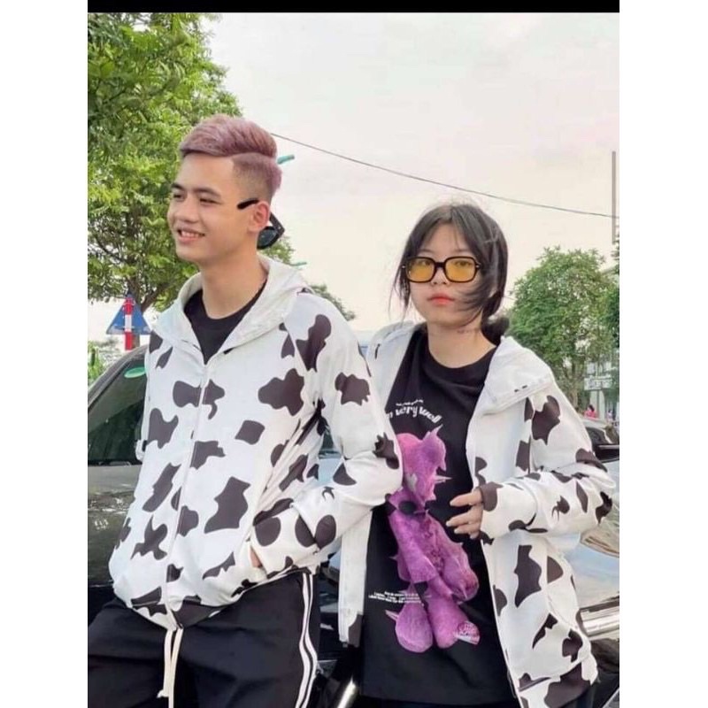 Áo Chống Nắng,Áo Khoác Hoodie Nỉ Dài Tay Bò Sữa Ulzzang Nam Nữ Freesize Trẻ Trung Năng Động Hottrend 2021