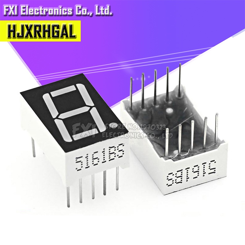 Bộ 5 Ống Dẫn Kỹ Thuật Số 1 Bit Màn Hình LED Đỏ 0.56 inch hjxrhgal