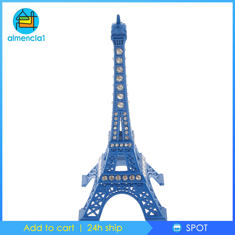 Mô Hình Tháp Eiffel Màu Hồng Chất Liệu Hợp Kim Theo Phong Cách Cổ Điển