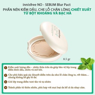 Phấn phủ, phấn nén dòng No Sebum