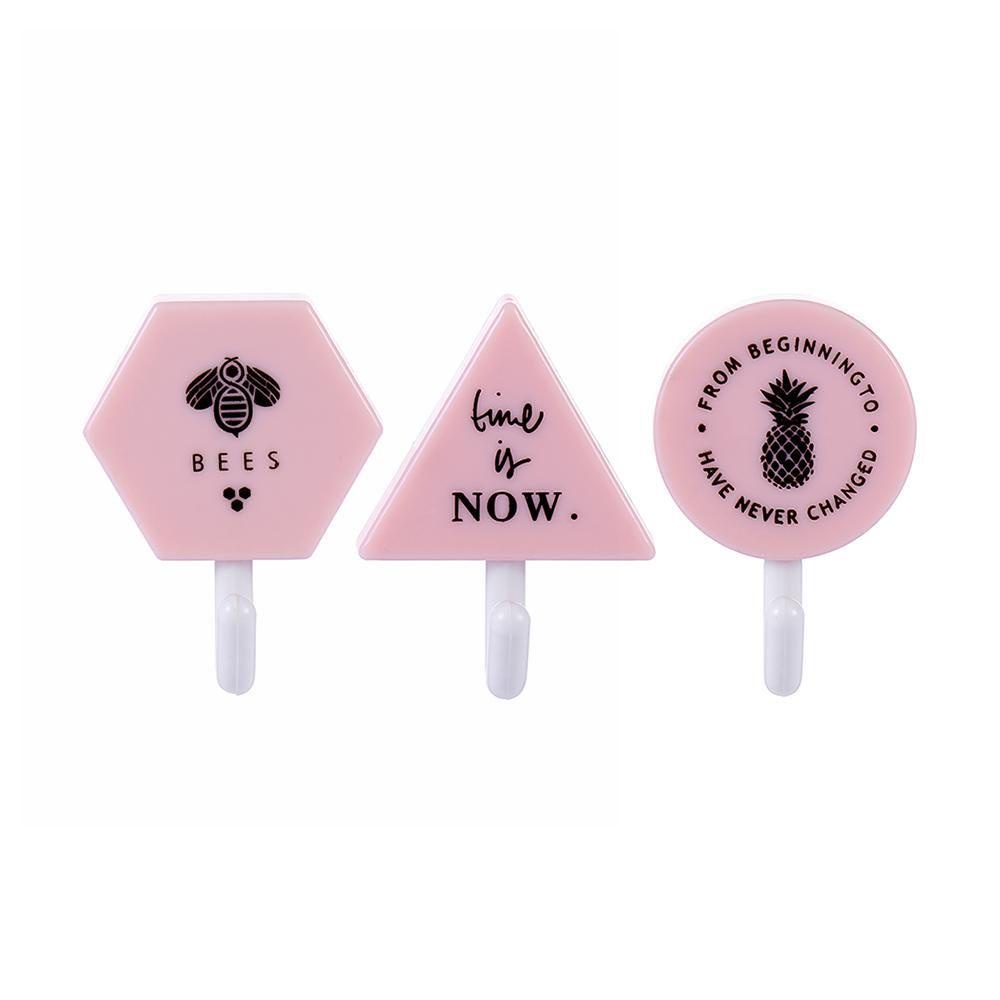 JANE Set 3 Móc Treo Đồ Dán Tường Không Để Lại Dấu Vết