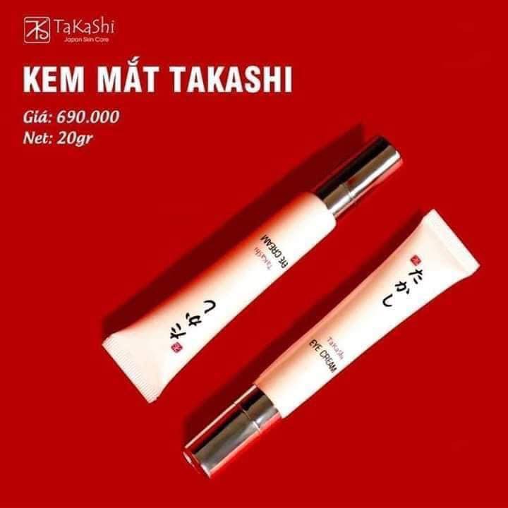 Kem mắt chống nhăn TAKASHI 20ml tàng nhang chống lão hóa vùng da quanh mắt hiệu quả sản phẩm cao cấp đến từ nhật bản