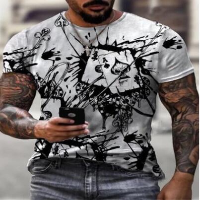 Áo thun nam cổ tròn ngắn tay Size lớn S-6XL