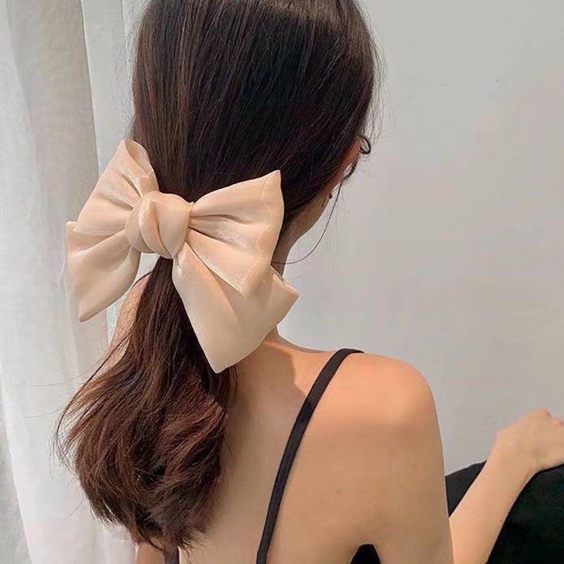 Kẹp Tóc Hình Nơ Lớn Dễ Thương Thời Trang Phong Cách Hàn Quốc