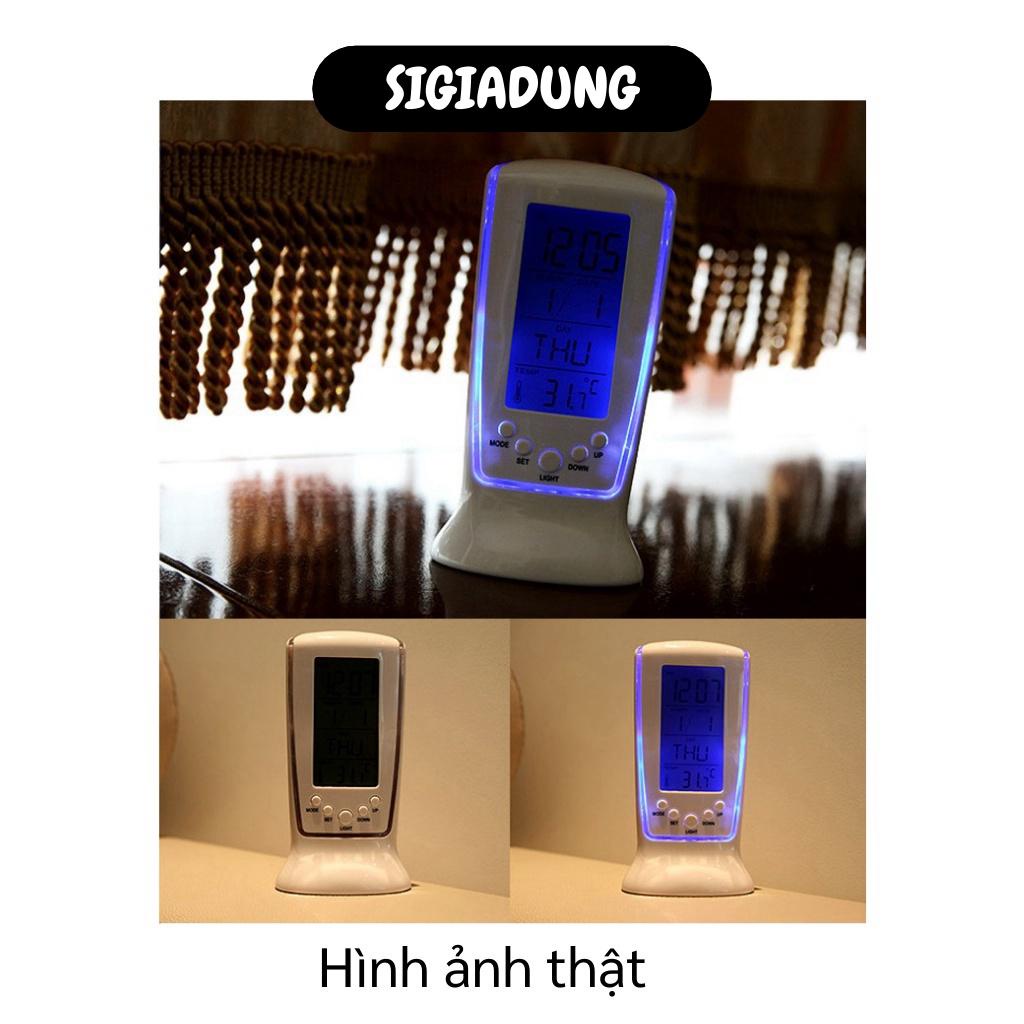 [SGD] Nhiệt Kế Đo Phòng - Đồng Hồ Để Bàn Đa Chức Năng, Báo Thức Có Nhạc, Đếm Ngược 4939