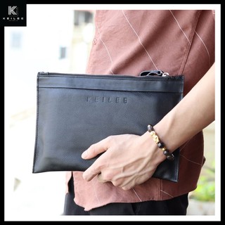 Clutch Nam Da Bò Thật, Ví Nam Cầm Tay (Thanh lý, khóa kéo bị xỉn, rỉ sét chút)
