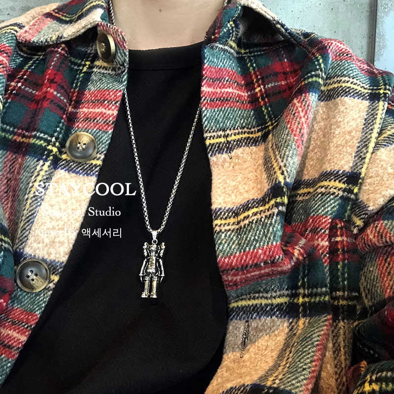 Dây chuyền bằng thép titan phong cách hip hop thời trang cá tính